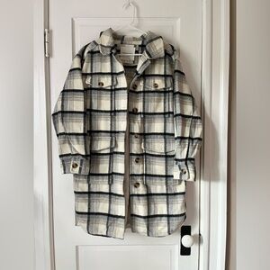 American Eagle Plaid Oversized Shacket /Jacket